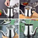 Steinless steel Tea and oill strainer Pot