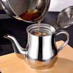 Steinless steel Tea and oill strainer Pot