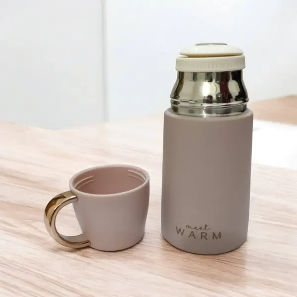 210ml Stainless Steel Thermos Cup – Mini Thermal Mug with Handle