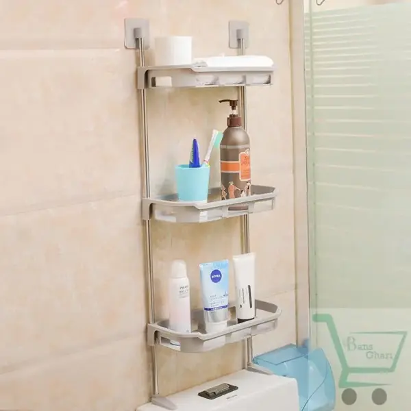 Multi-Layer Bathroom Shelf Modern & Space Saving Design!