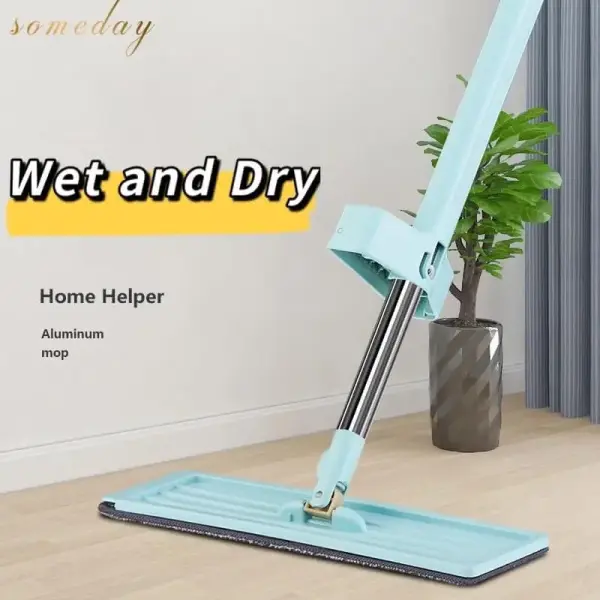 360 Degree Rotation Flat Mop – Effortless Floor Cleaning with Full Rotation