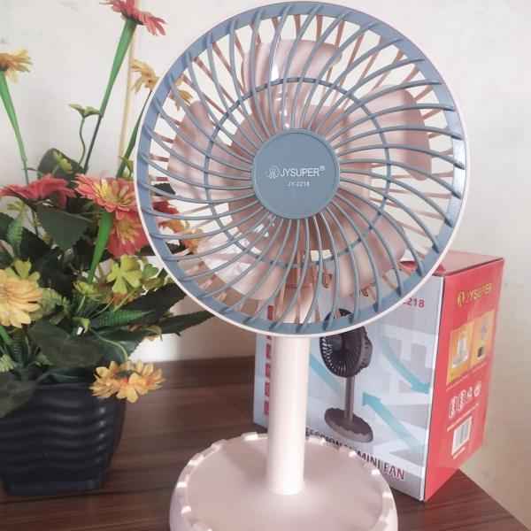 JY Super JY-2218 - Best Rechargeable Desk Mini Fan
