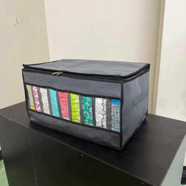 ( ৪ পিস ) Transparent Cloth Organizer Box