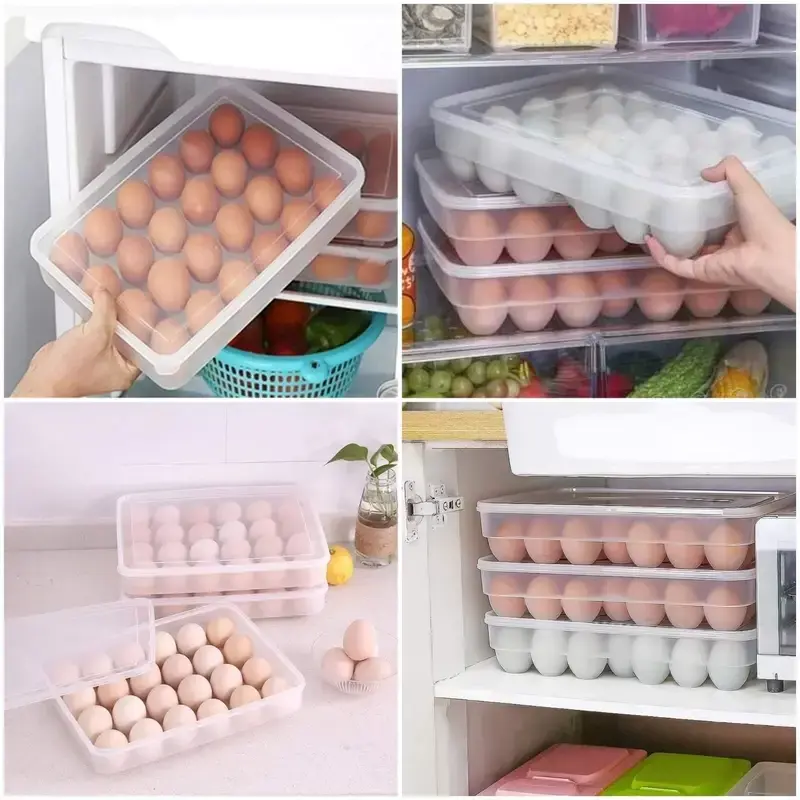 Egg Storage Box (34 Slot) – Keep Eggs Fresh and Organized