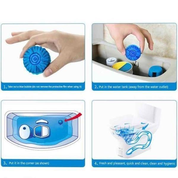 Automatic Toilet Bowl Cleaner – Effortless and Effective Toilet Cleaning Solution-10 pis pak