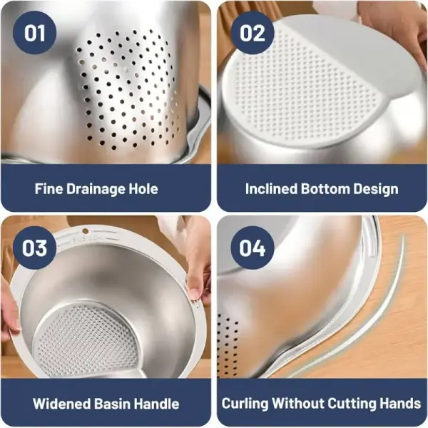 Vegetable & Rice Cleaning Basket – Efficient Kitchen Solution