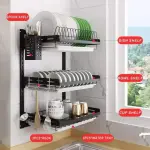 Wall Fitting Kitchen Dish Rack – Stylish & Durable Dish Storage Solution